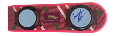 -CHRISTOPHER LLOYD SIGNED BACK TO THE FUTURE HOVERBOARD AUTOGRAPH BECKETT COA - Image 1 of 3