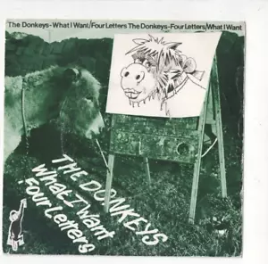 THE DONKEYS What I Want 7" VINILE RE con PS 1979 UK POWERPOP etichetta Deram - Foto 1 di 2
