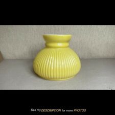 Vintage Yellow Rib Cased Glass Student Lamp Shade 7" Fitter 7 Available