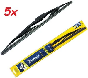 x5 17" Inch Flat Universal Rainforce traditional Wiper Blade Michelin-43CM - Picture 1 of 10