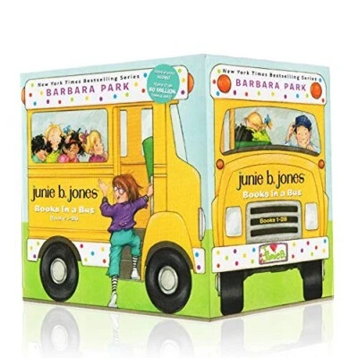 Junie B. Jones Books in a Bus: Books 1-28 Foto 1 de 4