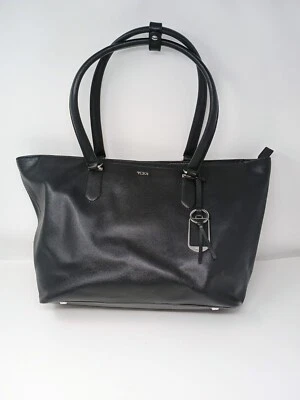 Кожаная сумка для планшета Tumi Stanton Venus Business черная - Изображение 1 из 4