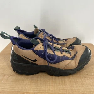 NIKE ACG AIR MADA USADAS TALLA 12 VACHETTA BRONCEADO NEGRO NOCHE AZUL DM3004 200 - Imagen 1 de 8