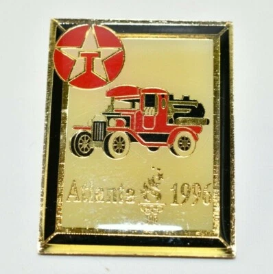 TEXACO Red Truck Pin from Atlanta 1996 Olympics - Image 1 of 4