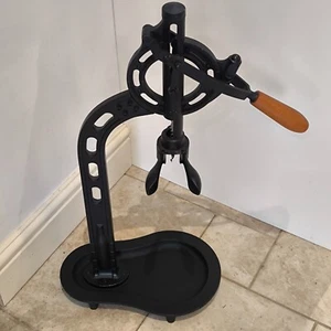 POTTERY BARN Tabletop Vintners STANDING WINE OPENER Steel & Bronze * Unused EXC - Picture 1 of 24