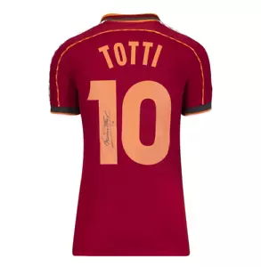 Francesco Totti Signed Jersey AS Roma 1998-99 Icons Authenticate COA Included - Picture 1 of 11