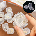 Boîte à conteneur en plastique carré 10-100 pièces à faire soi-même pièces vis bijoux mini boîte