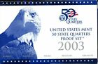 2003 S US PROOF STATE QUARTER MINT SET 5 COINS CLAD 21UWA0624