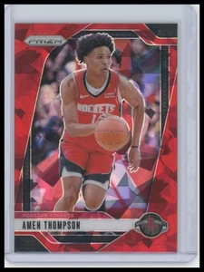 2024-25 Panini Prizm #118 Amen Thompson Prizms Red Ice - Bild 1 von 2