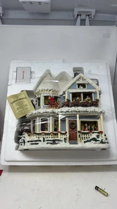 VTG 2004 HAWTHORNE VILLAGE The Night Before Christmas STORY HOUSE THOMAS KINKADE - Picture 1 of 12