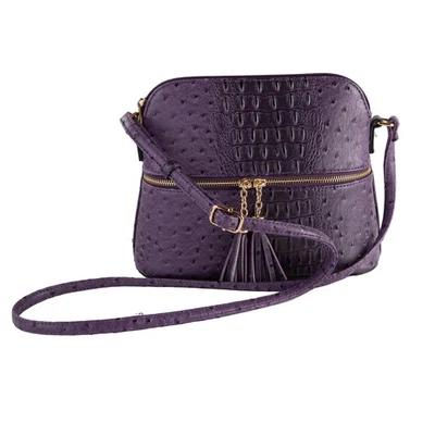Dasein Women Tassel Zipper Pocket Crossbody Bag Shoulder Purse Fashion Travel Ba - Image 1 of 4