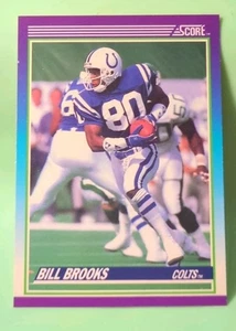 1990 Score - Bill Brooks #168 - Indianapolis Colts  - Picture 1 of 2