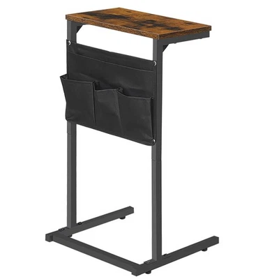 Table Basse en Forme de C, Table Canapé, Table de Chevet, Table à Snacks avec... - Photo 1/4