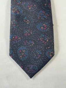 Corbata de seda multicolor vintage años 90 patrón funky - seda tailandesa - Imagen 1 de 4