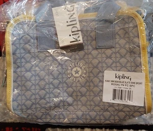 Bolso de Mano Kipling Rosalyn Boxy Grab Deportivo Azul Pizarra Amarillo Nuevo con Etiquetas 🔥🔥🔥 - Imagen 1 de 4