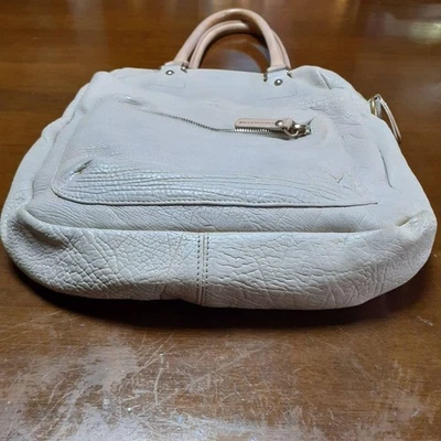 Bolso de Mano Brunello Cucinelli Cuero Marfil con Bolsillo Externo con Cremallera Usado Japón Foto 1 de 4