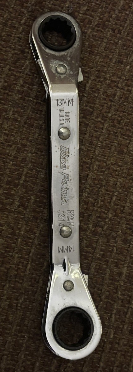 Metric 14mm Size Ratcheting Box Wrench Automotive Hand Metric 14mm Size Ratcheting Box Wrench Automotive Hand