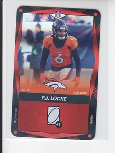 NFL Uno Elite Core Edition P.J. PJ LOCKE Red Foil SP Broncos #105 - Bild 1 von 1