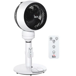 Ventilador Circulador de Aire 3 Velocidades 3 Modos, Inclinación Oscilación, Ajuste de Altura Negro/Blanco - Imagen 1 de 9