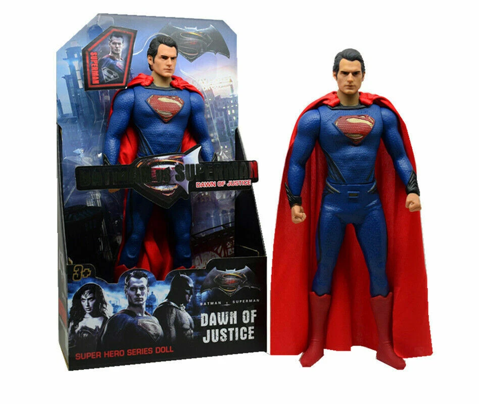 30CM JUSTICE LEAGUE SUPERMAN STATUE MODEL ACTION FIGURES DOLL KIDS PLAYSET TOY - image 1 of 4