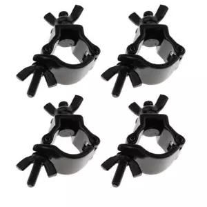 4Pcs Heavy Duty Stage Light Hook Clamp for Moving Head Light Spotlight Black - Picture 1 of 8