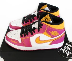 Nike Air Jordan 1 Retro Mid Day Of Dead Dia De Los Muertos UK 5 7 8 9 10 US Neu - Bild 1 von 12