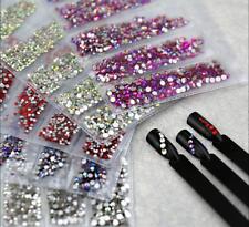 Partition-size 1200pcs Nail Art Rhinestones Crystals Strass For Nails Decoration