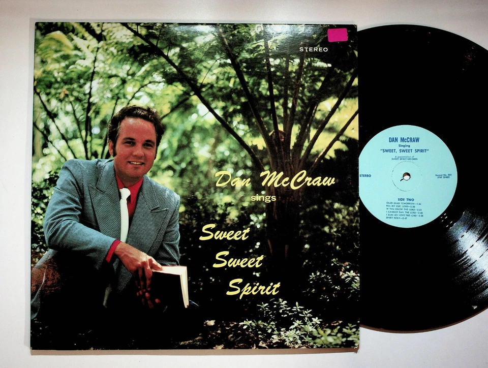 Dan McCraw Sings Sweet Sweet Spirit Gospel Christian Vinyl LP Record VG+ - Image 1 of 4