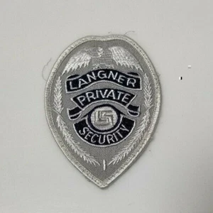 Police Security Patch Langner Private Security - Picture 1 of 2