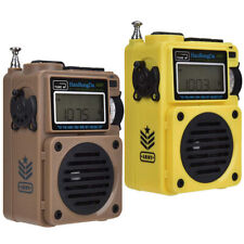 Radio portátil de banda completa Desert HRD-701 con pantalla digital Bluetooth