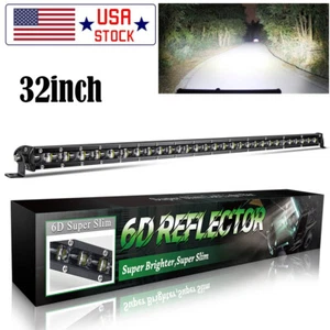 32Inch Slim 1632W LED LIGHT BAR Combo Beam Truck Fog Offroad Work Lamp 30" - Picture 1 of 10