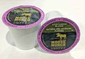 Moose Munch Coffee, Northwest Blend, 100 Single Serve Cups by Harry & David - Picture 1 of 3