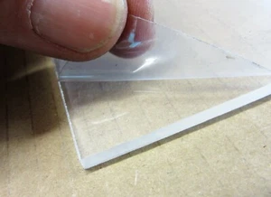 Kunststoffglas Acrylglas klar Perspex® CC-Platte 4mm 1027/1019 x 140mm Zuschnitt - Bild 1 von 3