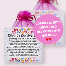 Divorce Survival Kit ~ Unique Fun Novelty Gift & Card | Cheer Up Gift