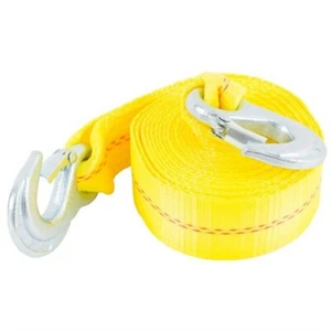 KEEPER 89815 15-ft x 5000-lb Emergency Webbing Tow Strap w/ Steel Slip Hooks - Picture 1 of 4