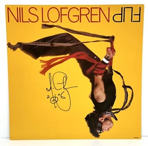 Nils Lofgren signiert Flip Promo Schallplatte Poster Flat Bruce Springsteen E. Street - Bild 1 von 4
