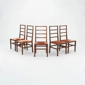 2008 Set of Five Tyler Hays for BDDW Ladder Dining / Side Chairs in Black Walnut - Picture 1 of 12