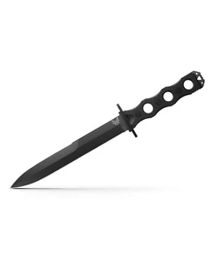 Benchmade 185BK Fixed Blade Plain Edge G-10 7.11" Black Knife - Picture 1 of 5