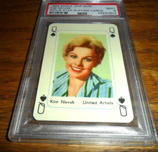 RARE 1959 Maple Leaf Gum HOLLYWOOD MOVIE STAR PLAYING CARDS Kim Novak PSA 9 MINT