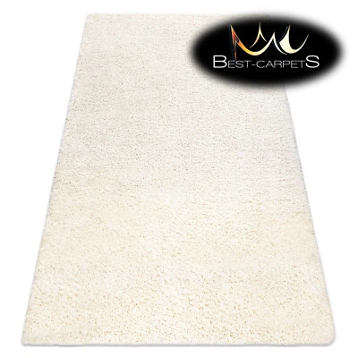 Amazing Modern Rug "SUPREME" Shaggy 5cm, soft, single-colour, CREAM Best Quality - Image 1 of 4