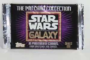 Disney Card Collection (new) STAR WARS GALAXY - 8 PREMIUM CARDS - SERIES ONE - Picture 1 of 1