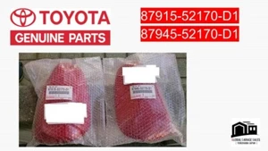 Toyota Genuine Prius C Outer Mirror Cover Red Left & Right Set 2012-2018 OEM - Picture 1 of 6