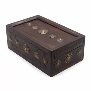 Caja de rompecabezas deslizante - Caja de trucos de láser cerebral difícil hecha a mano por Constantin - Imagen 1 de 2