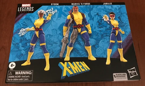 X-Men - 60th Anniversary - Marvel Legends 3-Pack - Storm - Forge - Jubilee Cover