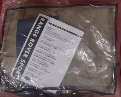 Fundas de asiento impermeables Range Rover Sport OEM L320 2010-2013 delanteras arena nuevas Foto 1 de 2