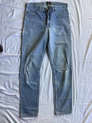 VINTAGE LEE RIDERS  MEN’S JEANS. BLUE. W32 L 34 - Image 1 of 4