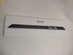 Apple Magic Keyboard w/Touch ID for Apple Mac Black (lighting Version) black - Afbeelding 1 van 6