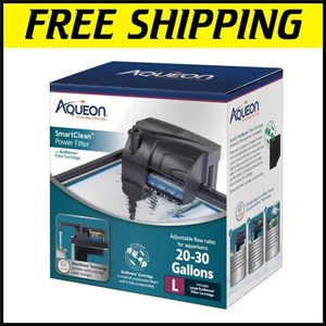 Sustainable Aquarium Filtration: SmartClean Power Filter for 20-30 Gallon Tanks - Picture 1 of 11