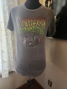 Jefferson Airplane Gray Band T-Shirt Converse One Star 100% Cotton Size Medium - Picture 1 of 2