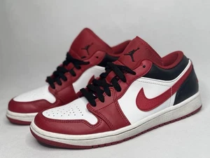 AUTENTICADO Nike Air Jordan 1 Chicago Bulls 553558-163 Zapatos Tenis Hombres 8 - Imagen 1 de 11